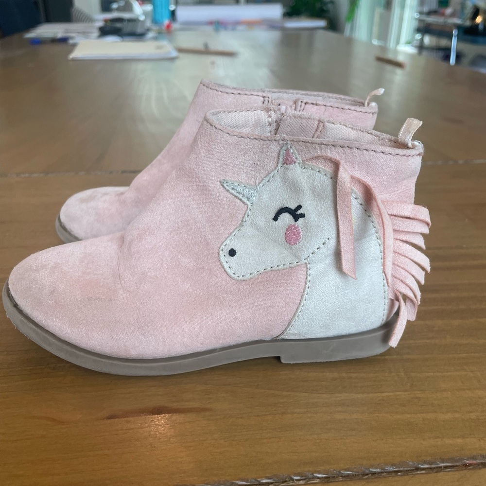 Unicorn suede booties